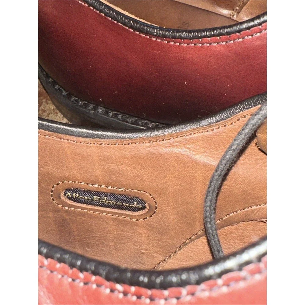 Allen Edmonds Fifth Avenue Merlot 9.5 D Men’s Cap Toe Dress Shoes USA